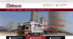 Desktop Screenshot of gaziantepevdeneve.net