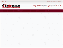 Tablet Screenshot of gaziantepevdeneve.net